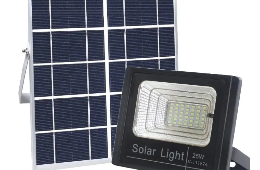 Инновации в освещении: прожекторы с солнечными панелями