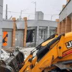 Над тунелем біля метро «Деміївська» просів ґрунт (ФОТО)