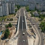 В Києві відкрито проїзд на новому 125-метровому шляхопроводі (ФОТО)