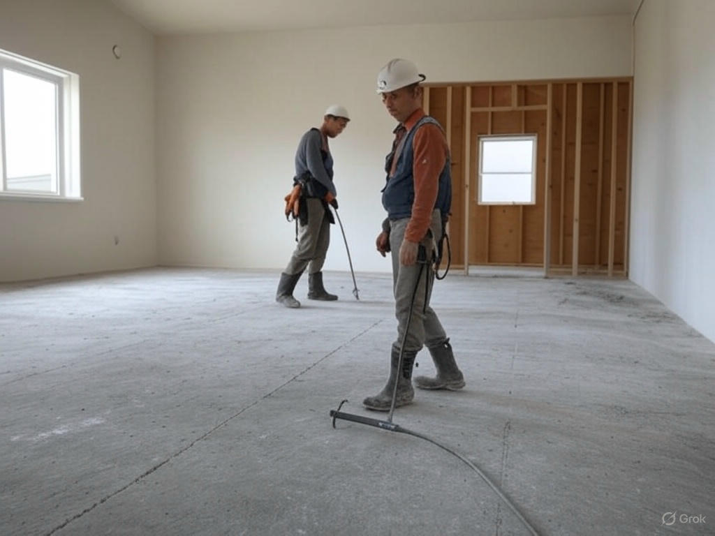 Укладка стяжки пола методы и преимущества полусухой технологии