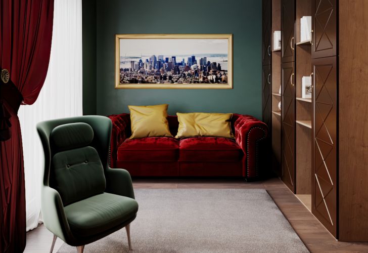 Навіщо фарбувати стіни у темний колір у маленькій кімнаті: парадоксальний прийом дизайнерів