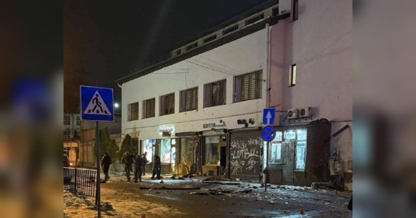 Вибух у Львові: напад на правоохоронців (відеозапис)