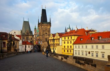 Прага Чехія будинки стара архітектура