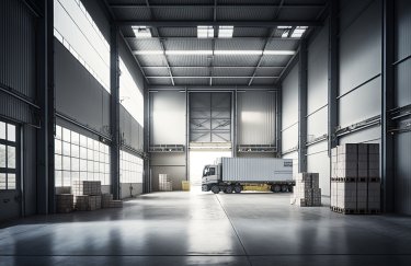 Ринок комерційної нерухомості на заході України продовжує зростати / Freepik склад вантажівка