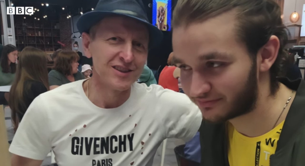 Андрій з сином Романом