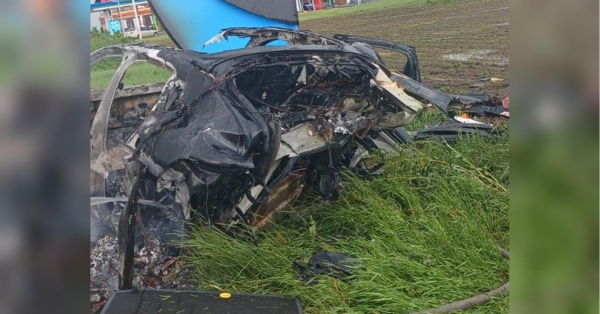 Жах на трасі Київ-Одеса: автомобіль відомої блогерки спалахнув після аварії